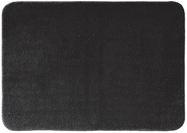 Tapis de bain "Smooth" noir - 50 X 70 cm - Brico Dépôt