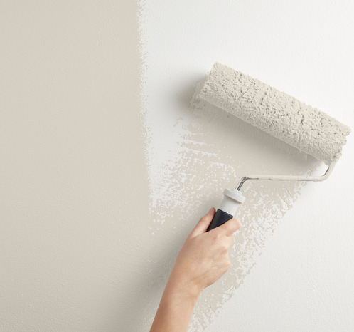 Peinture salle de bain et cuisine Satin 2,5 L Beige calcaire - Evalux - Brico Dépôt