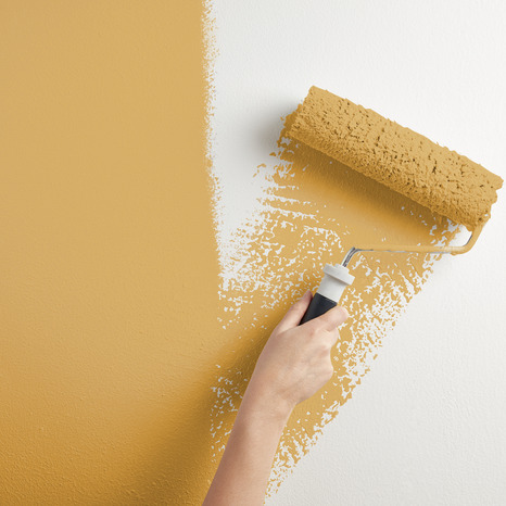 Peinture mur intérieur Mat 0,75 L Jaune safran - Evalux - Brico Dépôt