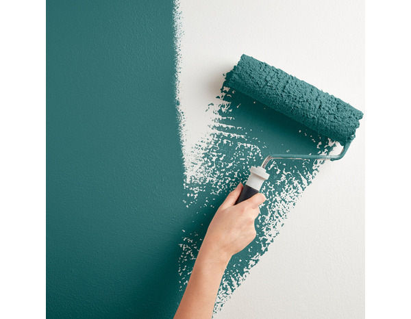 Peinture salle de bain et cuisine Satin 2,5 L Vert cèdre - Evalux - Brico Dépôt