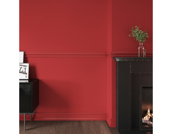 Peinture mur intérieur Mat 0,75 L Rouge oriental - Evalux - Brico Dépôt
