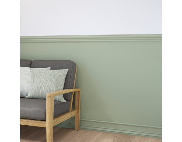 Peinture mur intérieur 2 en 1 Satin 2,5 L Vert olive - Evalux - Brico Dépôt