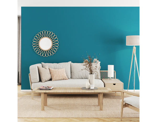 Testeur Peinture mur intérieur Mat 0,05 L Bleu turquoise - Evalux - Brico Dépôt