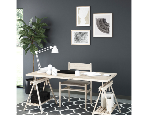 Peinture mur intérieur Satin 2,5 L Gris charbon - Evalux - Brico Dépôt