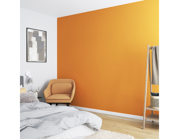 Peinture mur intérieur Satin 0,75 L Orange confite - Evalux - Brico Dépôt