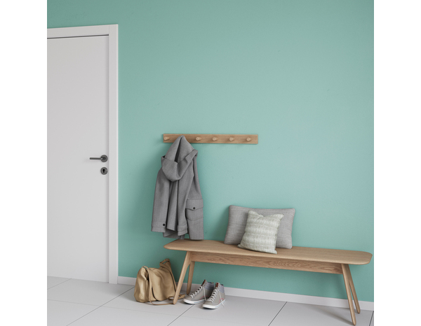 Peinture mur intérieur 2 en 1 Satin 0,75 L Vert aqua - Evalux - Brico Dépôt