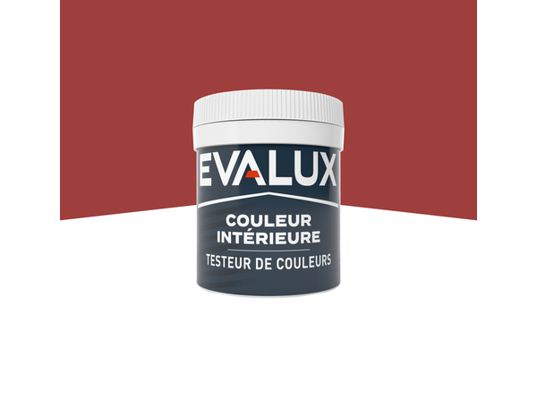 Testeur Peinture mur intérieur Mat 0,05 L Rouge oriental - Evalux - Brico Dépôt