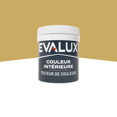 Testeur Peinture mur intérieur Mat 0,05 L Jaune safran - Evalux - Brico Dépôt
