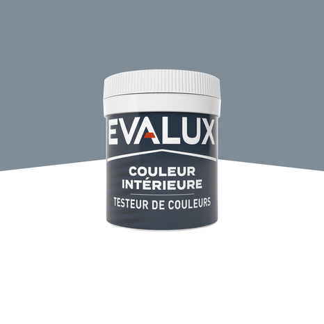 Testeur Peinture mur intérieur Mat 0,05 L Gris tourterelle - Evalux - Brico Dépôt