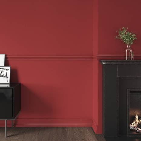 Peinture mur intérieur Mat 2,5 L Rouge oriental - Evalux - Brico Dépôt