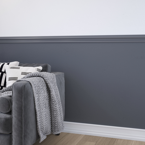 Peinture mur intérieur Mat 2,5 L Gris ardoise - Evalux - Brico Dépôt