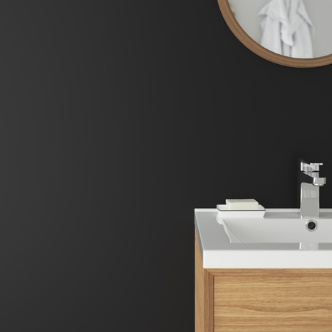 Peinture salle de bain et cuisine Satin 2,5 L Noir - Evalux - Brico Dépôt
