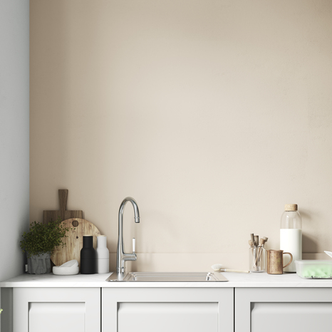 Peinture salle de bain et cuisine Satin 2,5 L Beige Rose - Evalux - Brico Dépôt