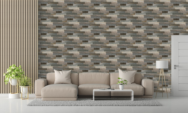 Parement pierre naturelle "Grey stone" 10 x 36 cm - Brico Dépôt