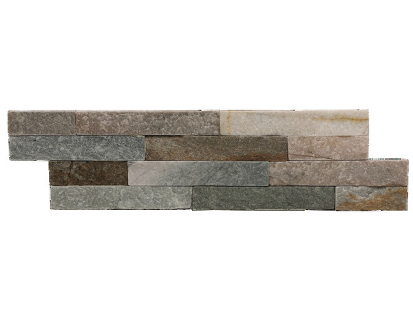 Parement pierre naturelle "Grey stone" 10 x 36 cm - Brico Dépôt