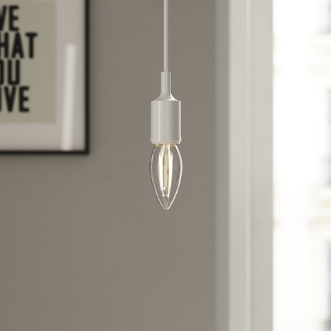1 ampoule LED à filament E14 - 470 Lm et 2700K - Brico Dépôt