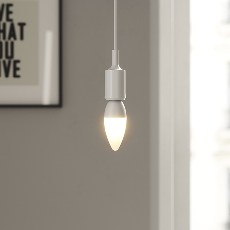 1 ampoule LED à filament E14 - 470 Lm et 2700K - Brico Dépôt