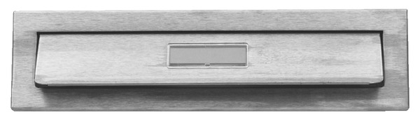 Entrée de boîte aux lettres Inox 230  - Decayeux - Brico Dépôt