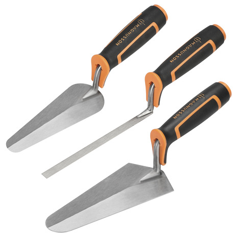 Lot de de 3 truelles assorti de 160-200-10 mm - MAGNUSSON - Brico Dépôt