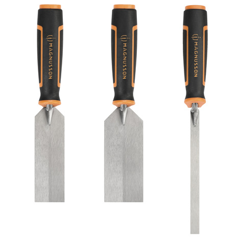 Lot de 3 truelles carrées de 13-38-51 mm - MAGNUSSON - Brico Dépôt