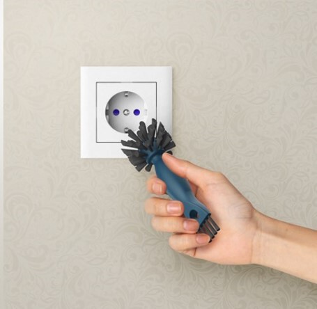 Brosse spéciale prise électrique Hauteur 137mm x Diamètre 42mm. - Brico Dépôt