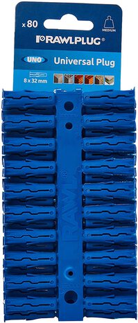 80 chevilles nylon à expansion bleu 8 mm - Brico Dépôt
