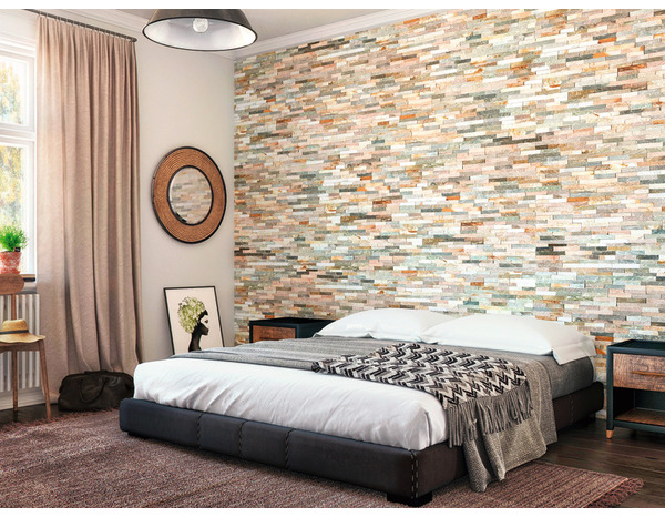 Plaquette de parement Yellowstone 40 x 10 cm. Ép. 8 à 12 mm - Brico Dépôt