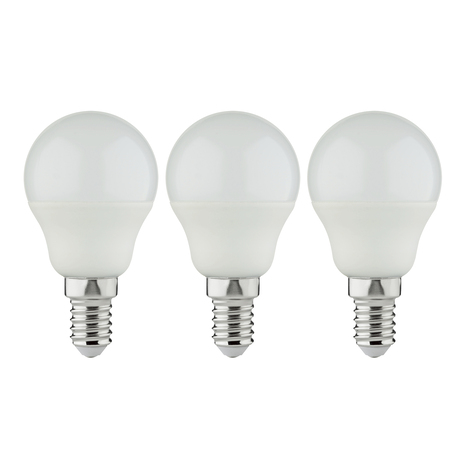 Lot de 3 ampoules LED E14 - 470 Lm et 2700K - Brico Dépôt