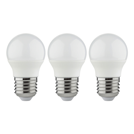 Lot de 3 ampoules LED E27 - 470 Lm et 4000K - Brico Dépôt