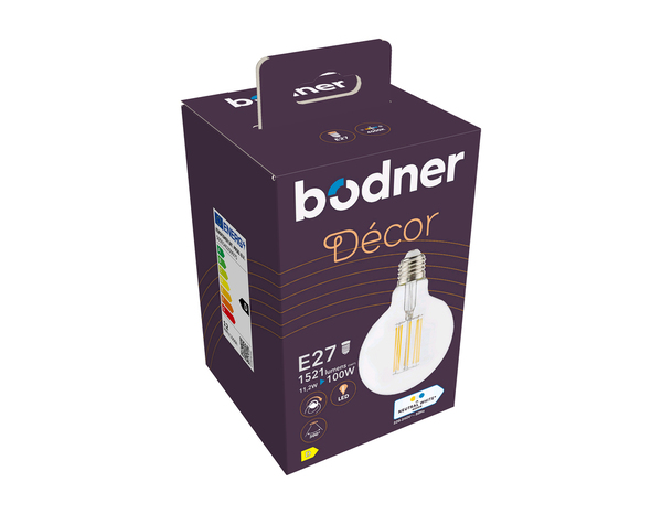 1 ampoule LED à filament E27 - 1521 Lm et 4000K dimmable - Brico Dépôt