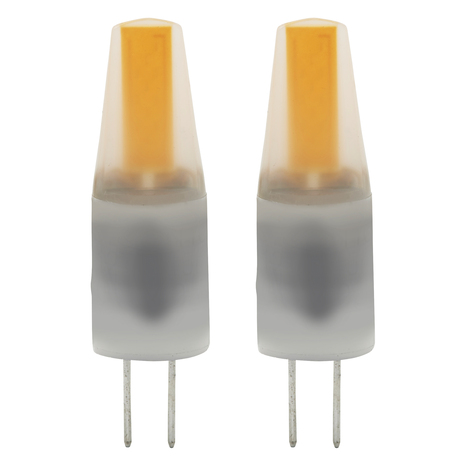 Lot de 2 ampoules LED G4 - 100 Lm et 2700K - Brico Dépôt