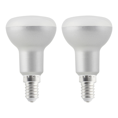Lot de 2 ampoules LED E14 - 470 Lm et 2700K - Brico Dépôt