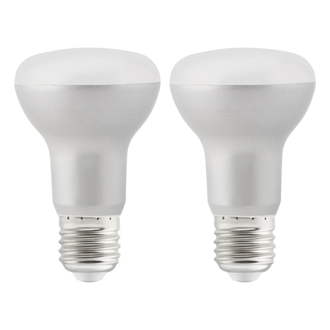 Lot de 2 ampoules LED E27 - 470 Lm et 2700K - Brico Dépôt
