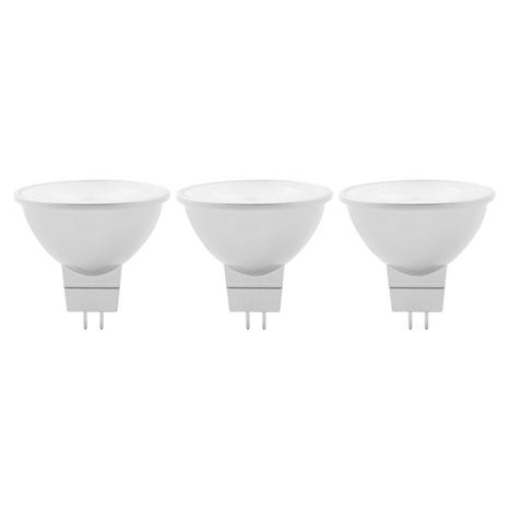 Lot de 3 ampoules LED GU5.3 - 345 Lm et 2700K - Brico Dépôt