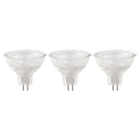 Lot de 3 ampoules LED GU5.3 - 345 Lm et 4000K - Brico Dépôt