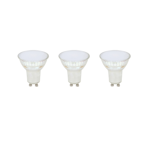 Lot de 3 ampoules LED GU10 - 450 Lm et 2700K dimmable - Brico Dépôt