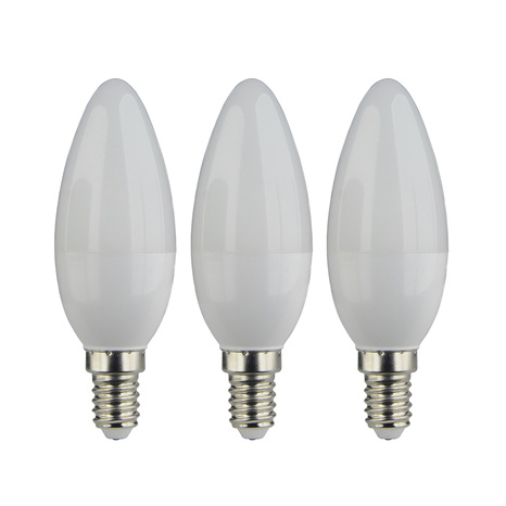 Lot de 3 ampoules LED E14 - 470 Lm et 4000K - Brico Dépôt