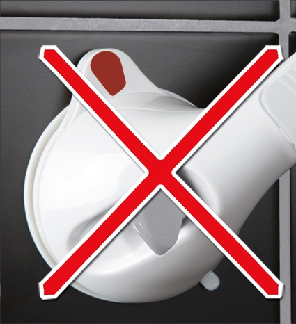 Barre d’appui à ventouse L. 42 x l. 12 x H. 8,5 cm - Brico Dépôt