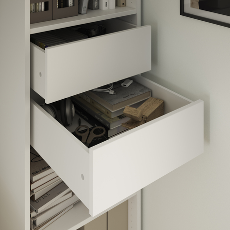 Tiroir simple décor blanc Homny H. 16 X L. 50 X P. 58 cm - Cooke and Lewis - Brico Dépôt