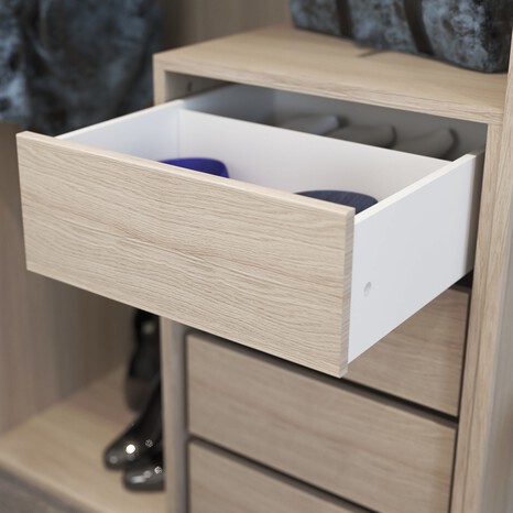 Tiroir simple imitation chêne clair Homny H. 16 X L. 50 X P. 58 cm - Cooke and Lewis - Brico Dépôt