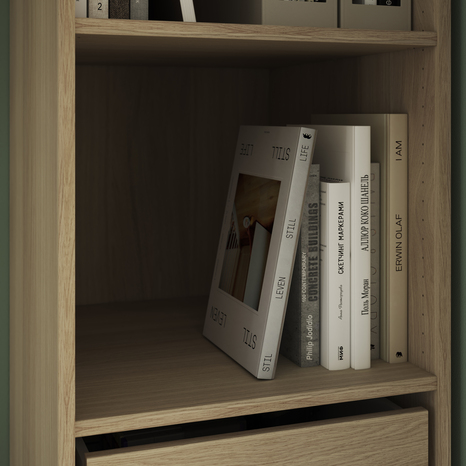 Lot de 2 étagères imitation chêne clair Homny L. 50 X P. 58 cm - Cooke and Lewis - Brico Dépôt