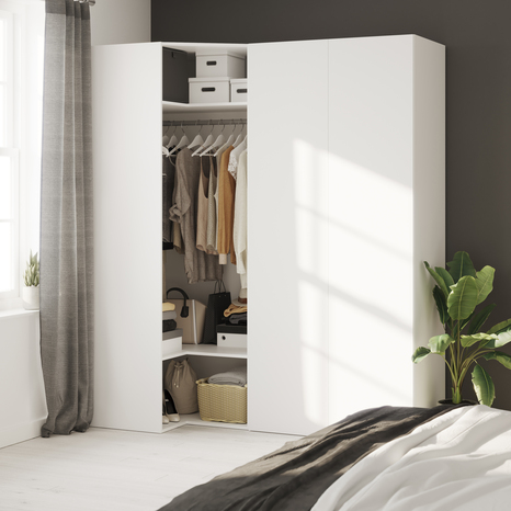 Caisson d'angle blanc "Homny" - H. 225 X L. 30 X P. 58 cm - Cooke and Lewis - Brico Dépôt