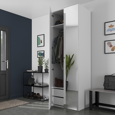 Caisson blanc Homny H. 225 X L. 75 X P. 58 cm - Cooke and Lewis - Brico Dépôt