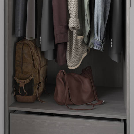 Lot de 2 étagères imitation chêne grisé Homny L. 75 X P. 58 cm - Cooke and Lewis - Brico Dépôt