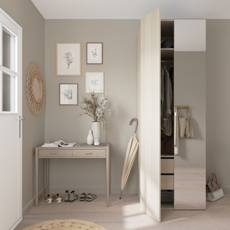 Caisson imitation chêne clair Homny H. 225 X L. 75 X P. 58 cm - Cooke and Lewis - Brico Dépôt