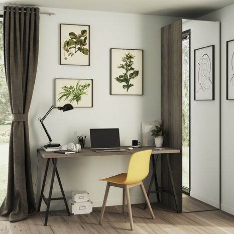 Caisson imitation chêne grisé Homny H. 225 X L. 50 X P. 58 cm - Cooke and Lewis - Brico Dépôt