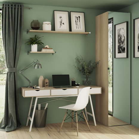 Caisson imitation chêne clair Homny H. 225 X L. 50 X P. 58 cm - Cooke and Lewis - Brico Dépôt