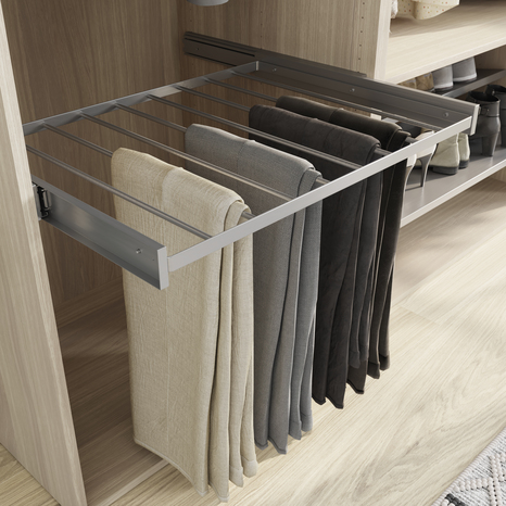 Porte-pantalons coulissant Homny L.75 X P.58 cm - Cooke and Lewis - Brico Dépôt