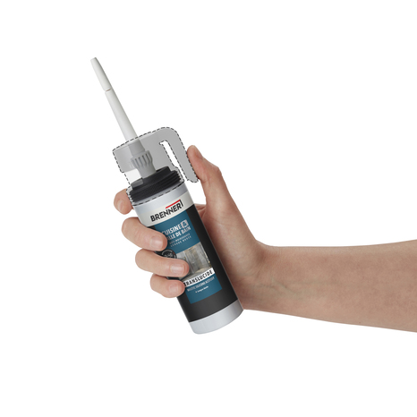 Silicone transparent pistolet intérieur 100 ml - Brenner - Brico Dépôt