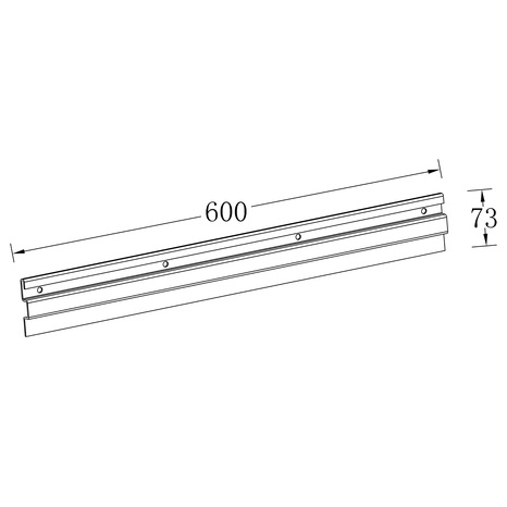 Rail à crochets noir - Cooke and Lewis - Brico Dépôt